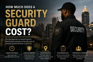 How much does a security guard cost in Atlanta Metro