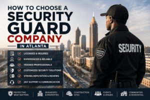 How to Choose a Security Guard Company in Atlanta